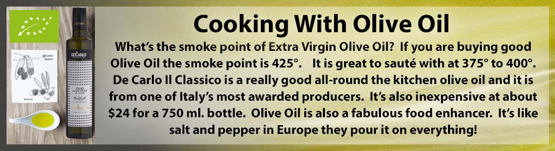 Cooking With Olive Oil 2